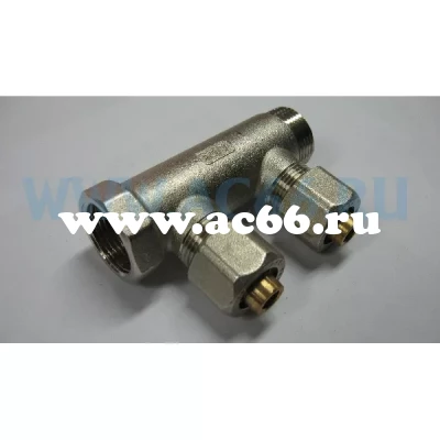 Коллектор м/п 16х3/4"х 2 вых. АРЕ (обжим) 770L