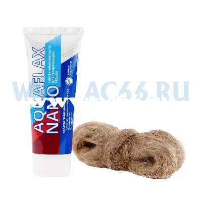 Паста Aquaflax nano, тюбик 80 гр. + лён 20 гр.