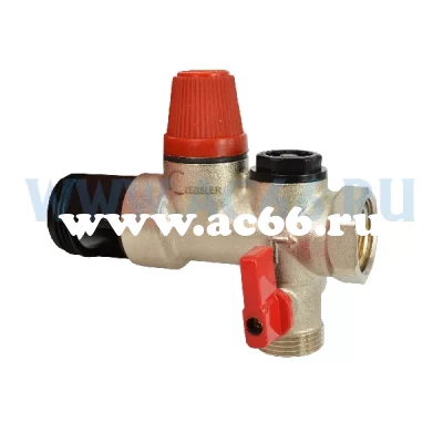 Группа безопасности для бойлера 1/2"или3/4"-7 бар TIM JH2013-7C (уп.30 шт)