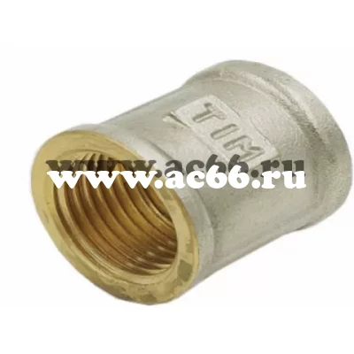 Муфта 1/2" ММ TIM SF022N (уп.200/10)