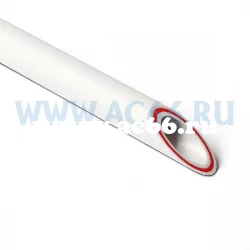 Труба стекловолокно 20 мм x 3.4 pn 25  Еgetherm (100м.)