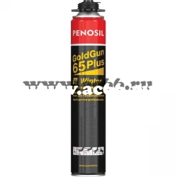 Пена монтажная "PENOSIL" GoldGun 65 winter 875 ml. (под пистолет) (А)