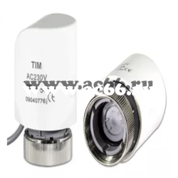 Сервопривод для теплого пола TIM M30*1.5 норм. закрыт 230v/2м M315NC (60 шт)