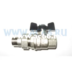 Кран шаровой с американкой 1/2", PN40, Bugatti OREGON 322  (уп 14;56) Италия