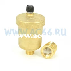 Воздухоотводчик Watts INTERVENT прямой 1/2" с автоматическим отсекающим клапаном