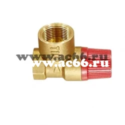 Предохранительный клапан  ВН/ВН 1/2" 3 бар. TIM BL22FF-K-3 (60/10 шт)