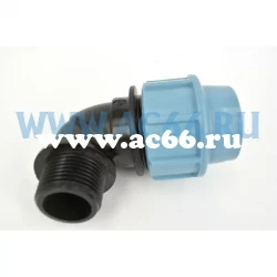 1008 Отвод Unidelta 32х3/4"  НР  (130 шт)